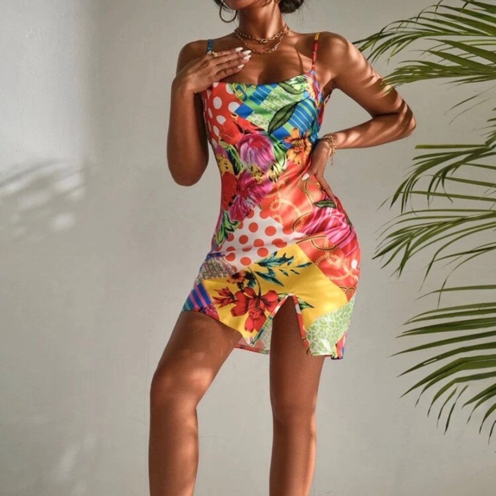 Shein Patchwork Dress